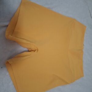 Vibrant Yellow Women's Bike Shorts
